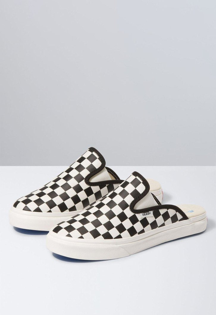 Tênis Vans Slip On Mule Black White