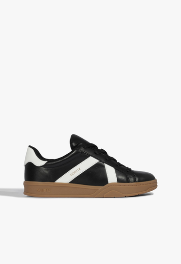 Tênis Branco E Preto Schutz Couro | ZZ MALL
