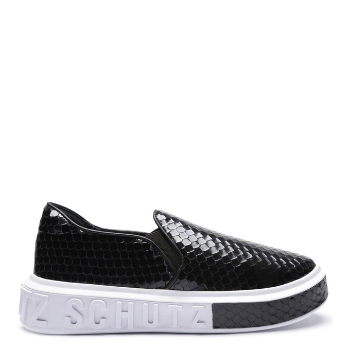 slip on schutz preto