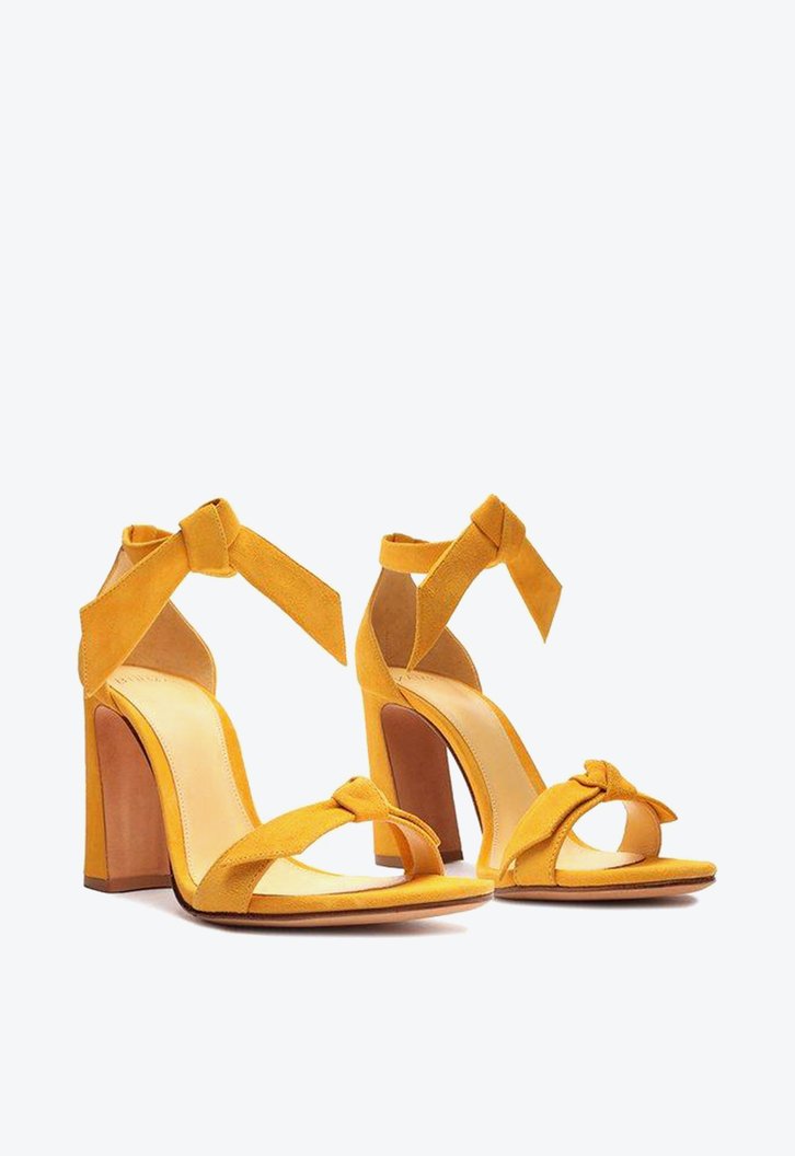 Clarita Curve 90 Suede Maize