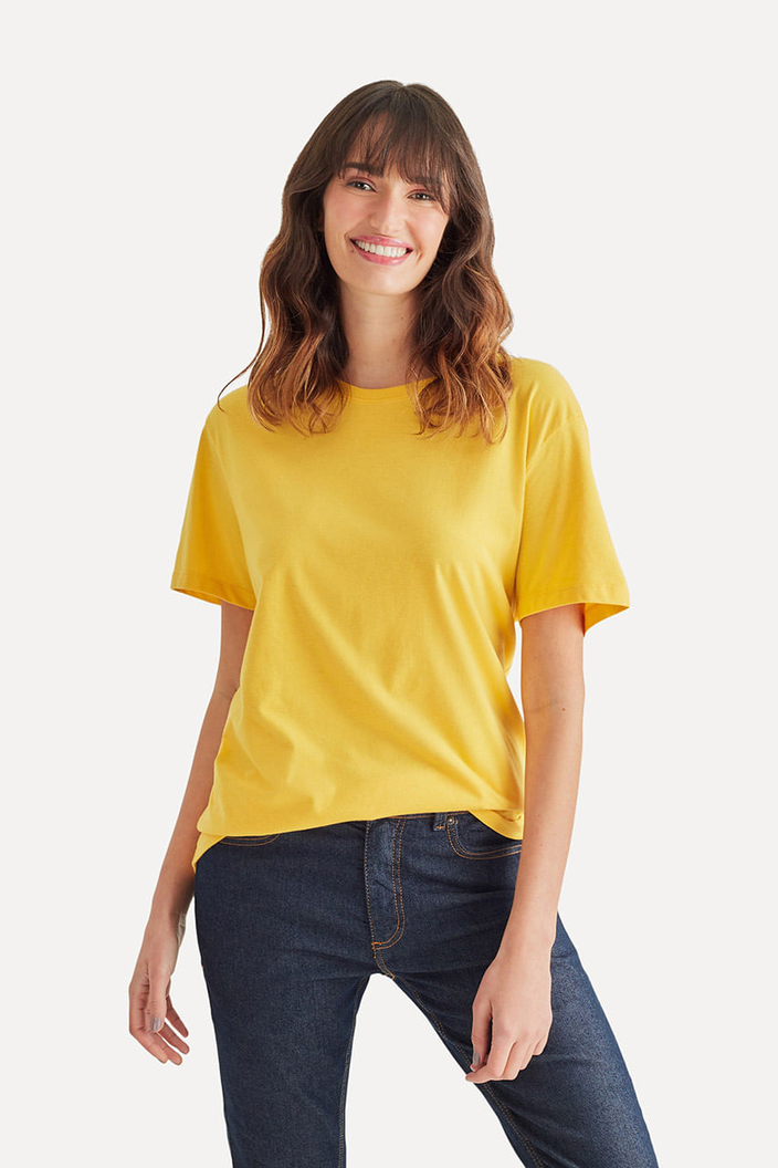 CAMISETA AMARELA RESERVA SIMPLES MASCULI