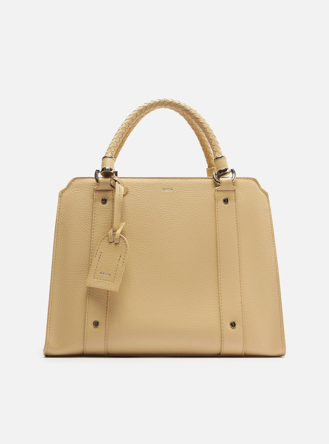 Bolsa Tote Bege Arezzo Couro Piazza Grande Bolsa Tote Bege Arezzo Couro Piazza Grande