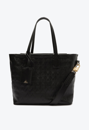 Bolsa Tote Preta Schutz Triangle Full Color Couro