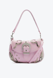 Bolsa Tiracolo Rosa Schutz Média Texas