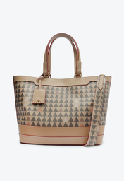 Bolsa Shopping Marrom Schutz Neo Emma Triangle