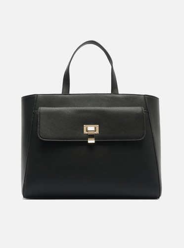 Bolsa Tote Preta Grande | ZZ MALL