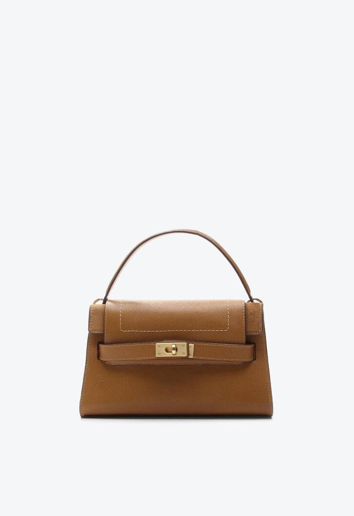 Bolsa Tiracolo Kora Pequena Caramelo