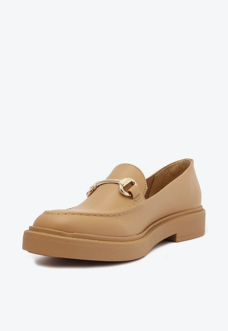 Mocassim Nude Anacapri Minimalista Bridão