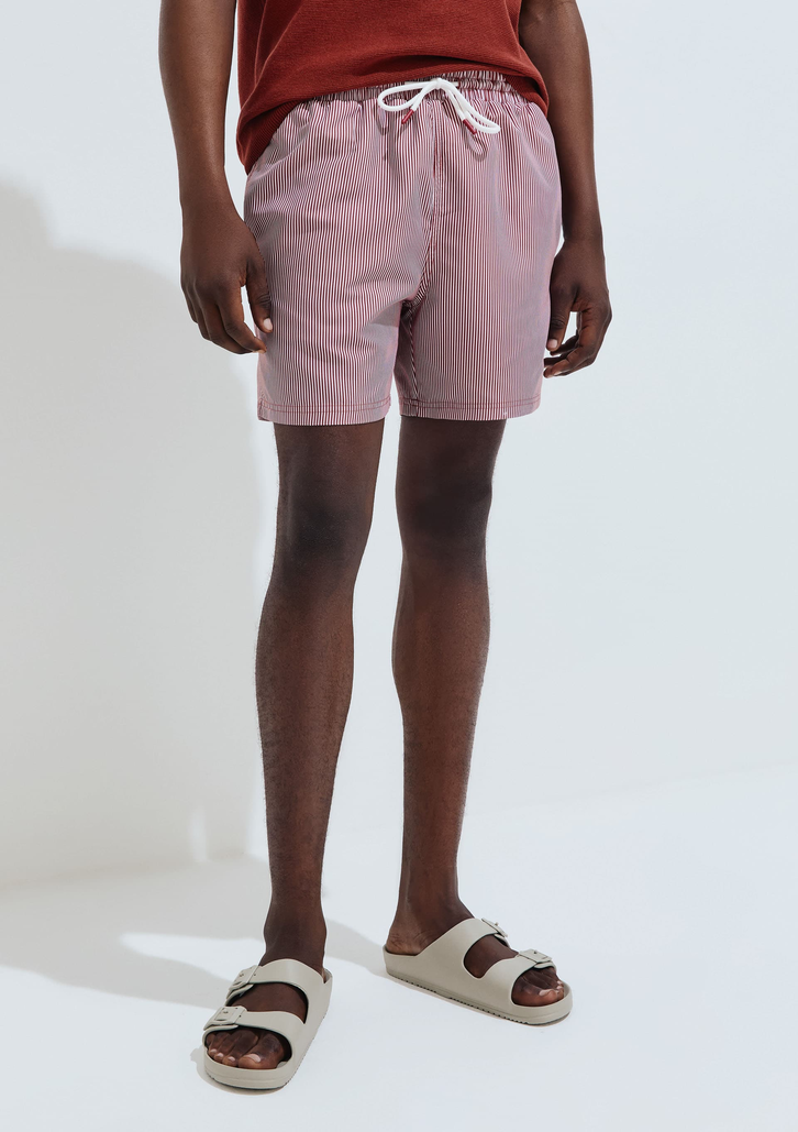Shorts Vermelho Hering Praia Estampado