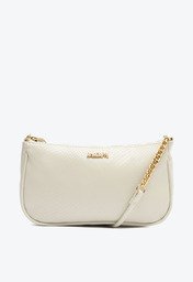 Bolsa Tiracolo Branca Anacapri Média Snake