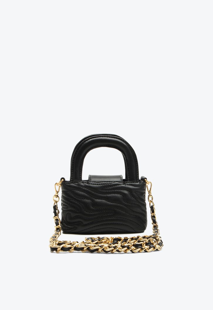 Bolsa Tiracolo Eleonora Pequena Preto