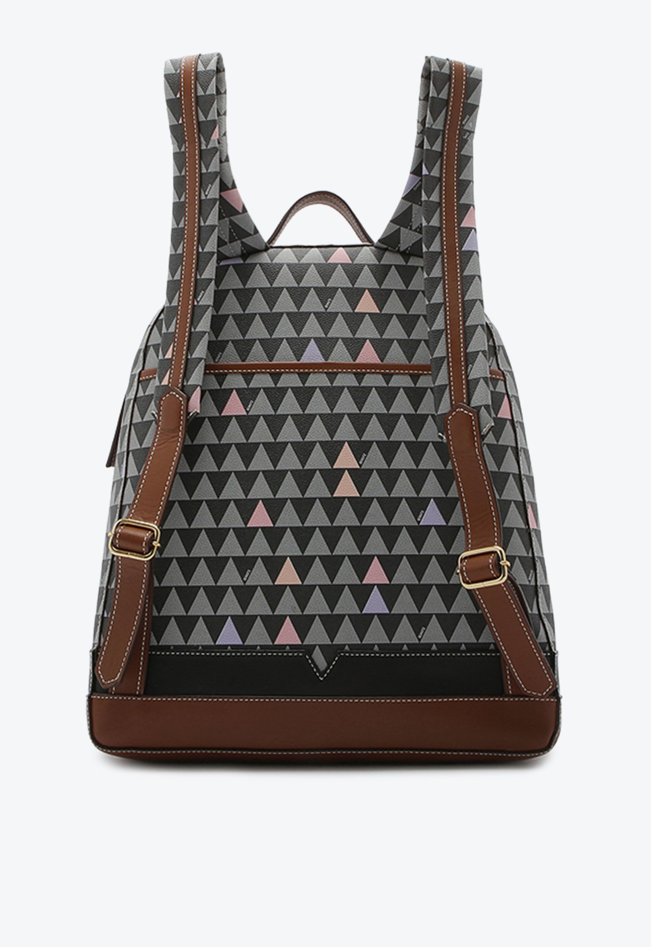 Lucy　0417 Mochila Marrom Schutz New Triangle Lucy | ZZ MALL