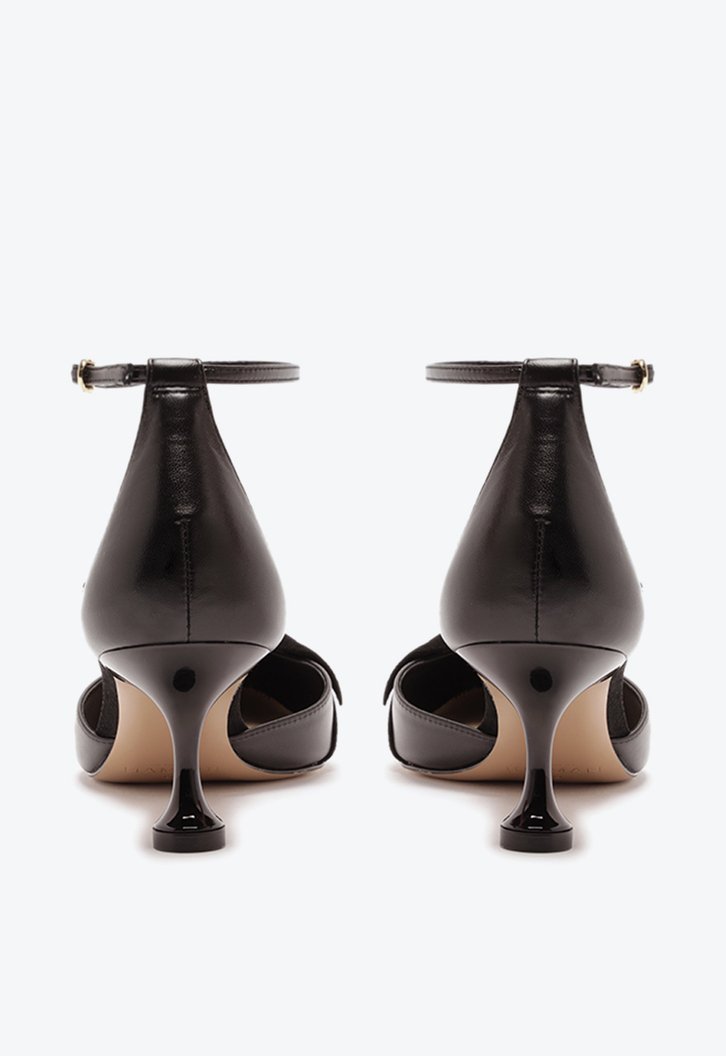 Clarita Flare Pump 60 Black