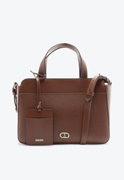 Bolsa Porta-cartão Tote Marrom Anacapri Média New Milena