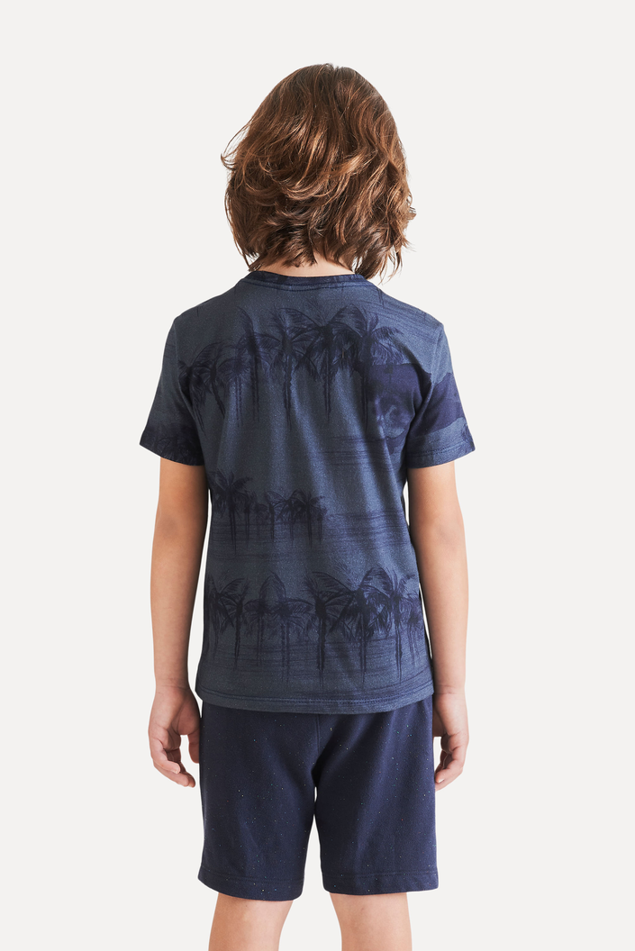 CAMISETA AZUL RESERVA MINI NANQUIM