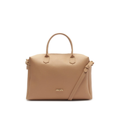 Bolsa Tote Média Arredondada Bege