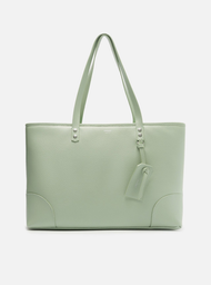 Bolsa Shopping Verde Arezzo Giorno Grande Bag Charm