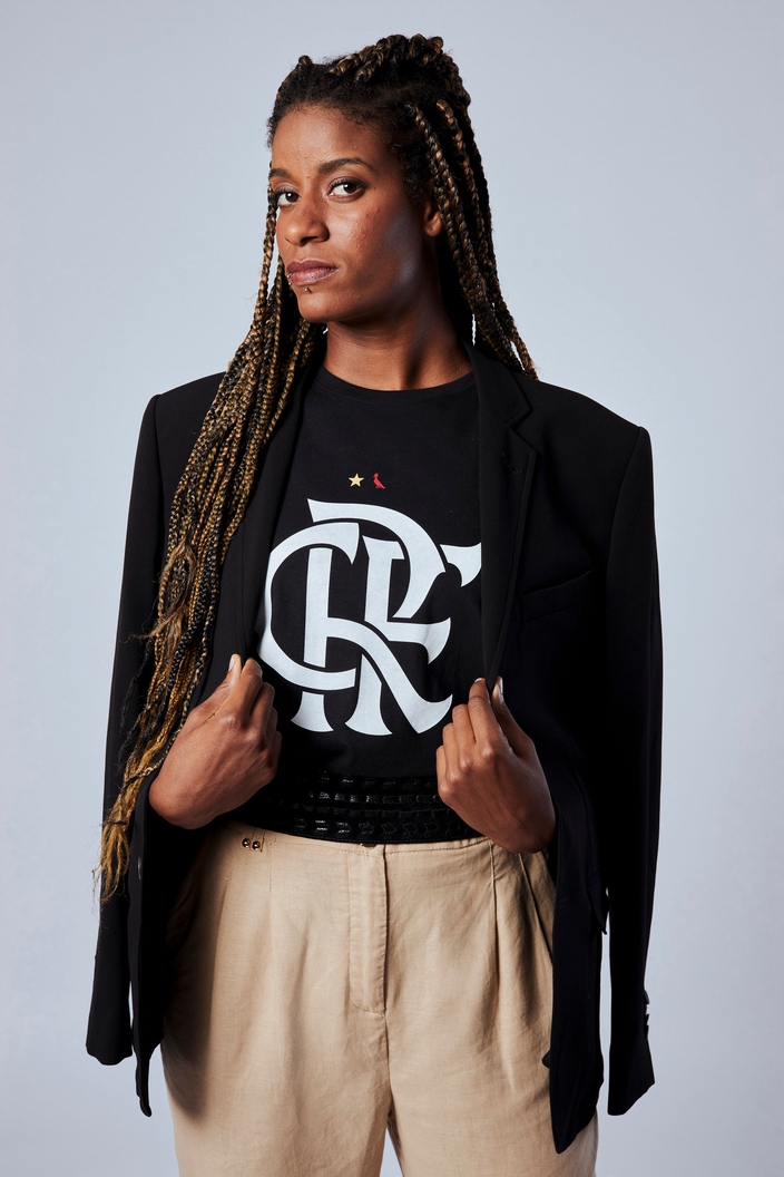 CAMISETA PRETA RESERVA ESTAMPADA CRF