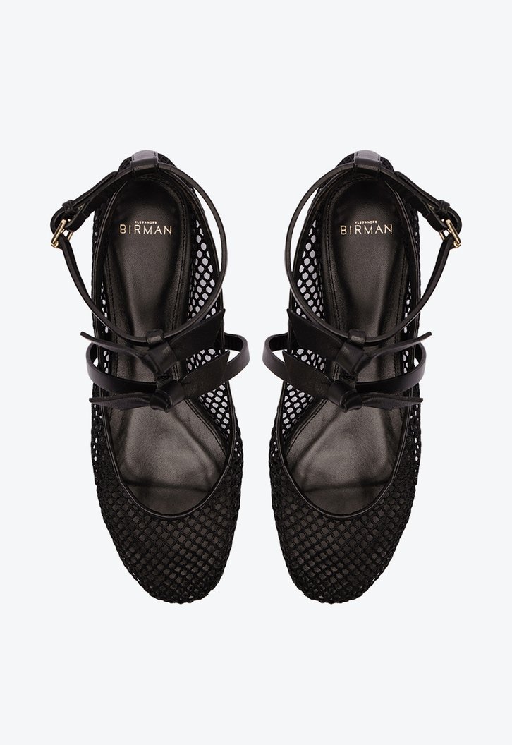 Slim Clarita Ballet Mesh Black