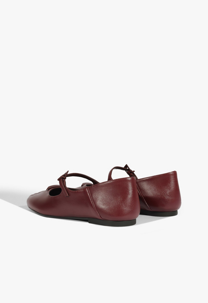 Sapatilha Hint Ballerinas Couro Vermelha
