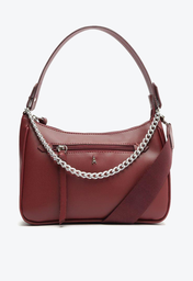 Bolsa Tiracolo Roxa Anacapri Bolso Frontal Média