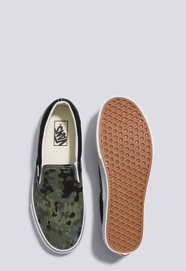 Tênis Slip-On Rain Camo Green Multi