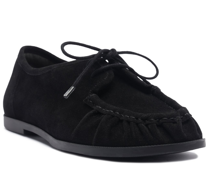 Mocassim Tradicional Com Amarração Preto