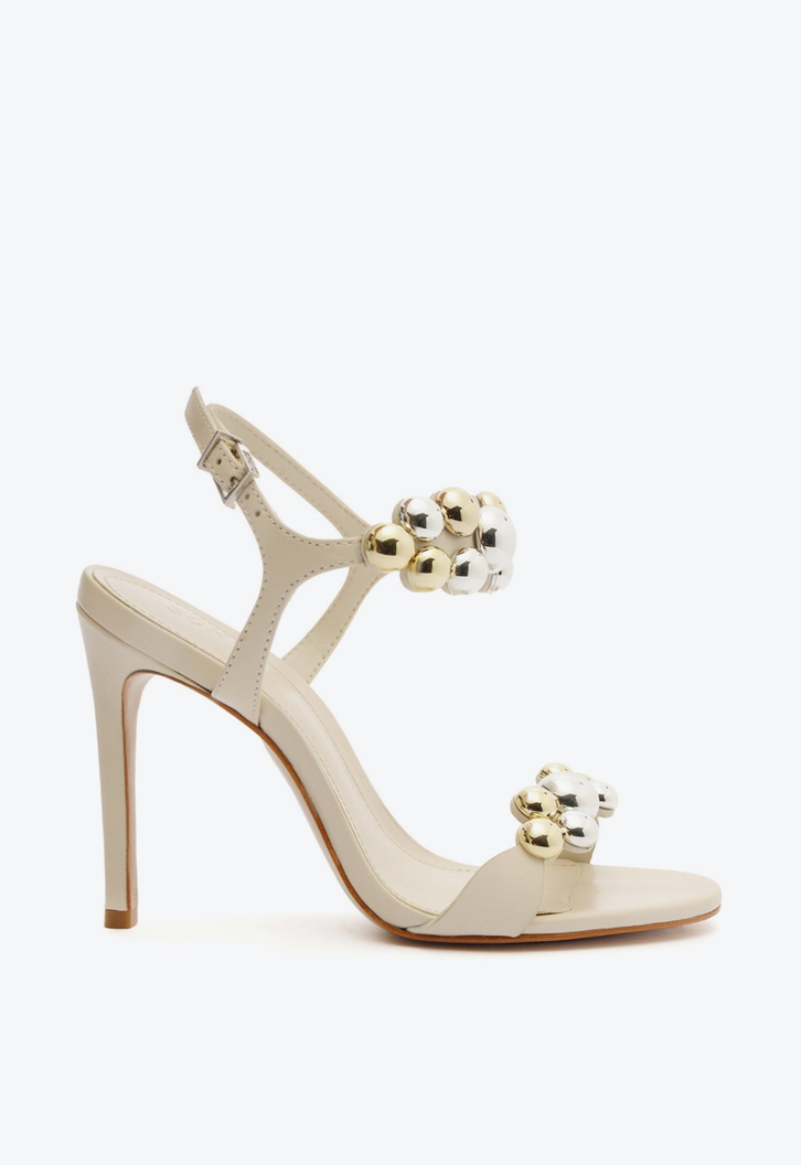 Sandália Branca Schutz Steph Couro ZZ MALL