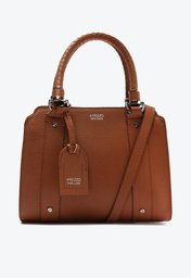 Bolsa Tote Marrom Arezzo Couro Média Piazza