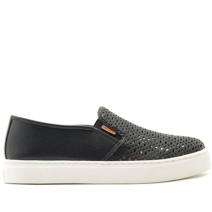 tenis slip on feminino azul marinho