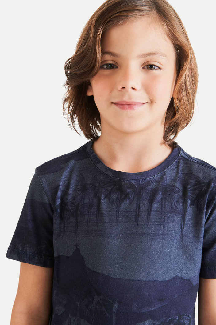 CAMISETA AZUL RESERVA MINI NANQUIM