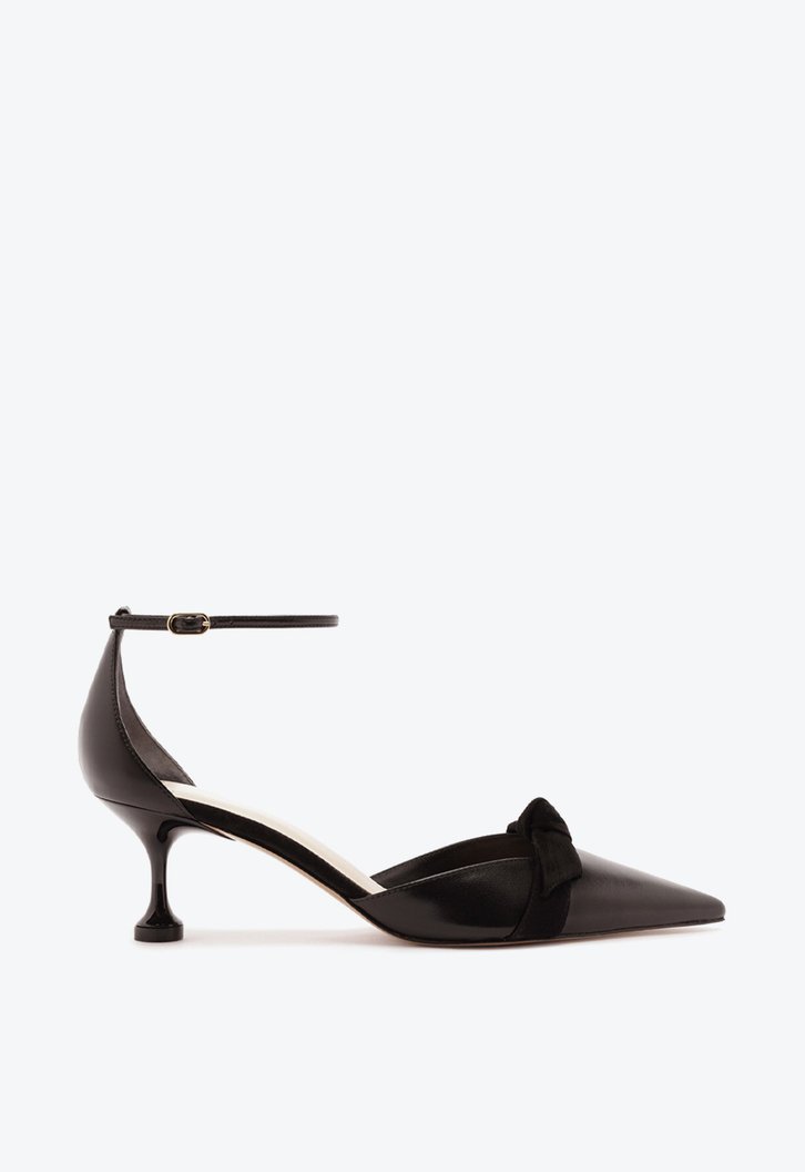 Clarita Flare Pump 60 Black