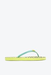 Chinelo De Dedo Amarelo Arezzo Brizza Estampa