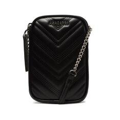 Crossbody Anacapri Preta Costuras Pequena