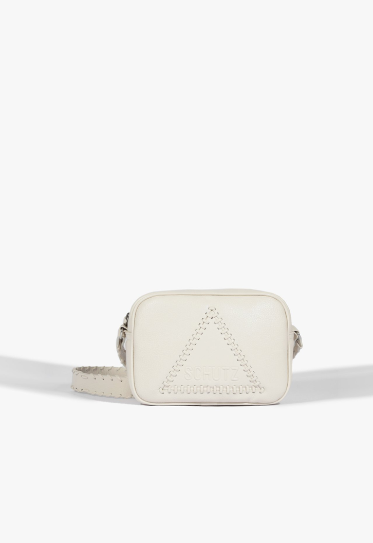 Bolsa Tiracolo Branca Schutz Sporty Couro | ZZ MALL