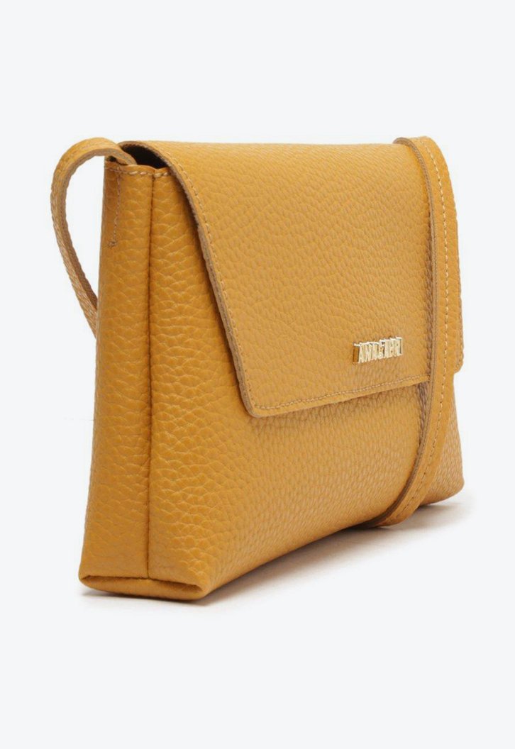 Bolsa Tiracolo Amarela Anacapri Básica Pequena