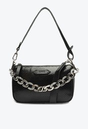 Bolsa Preta Schutz Shoulder Emmy Glam Couro