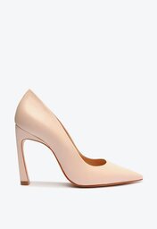 Sapato Scarpin Rosa Claro Schutz Pump Novo Couro