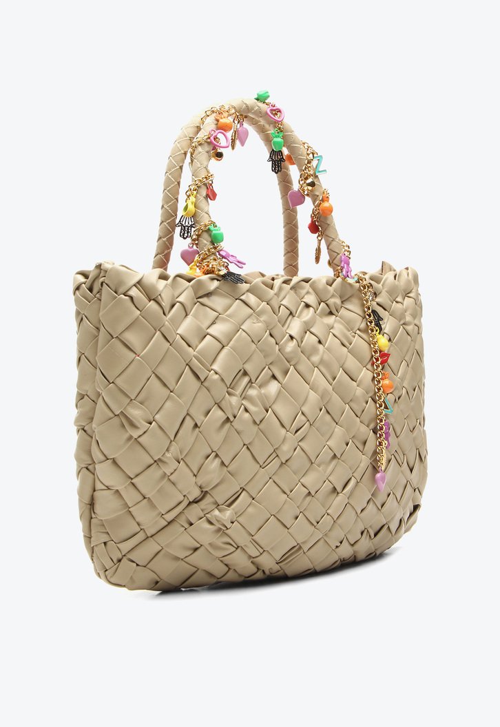 Bolsa Tote Anna Grande Bege