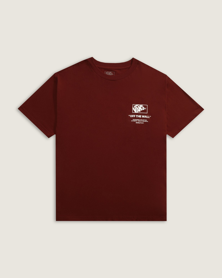 Camiseta Manga Curta Stacked Hi  Bordeaux
