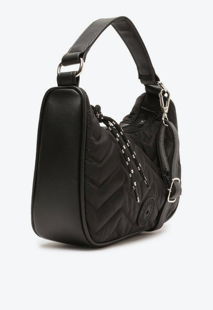 Bolsa Baguete Preta Matelassê Nylon
