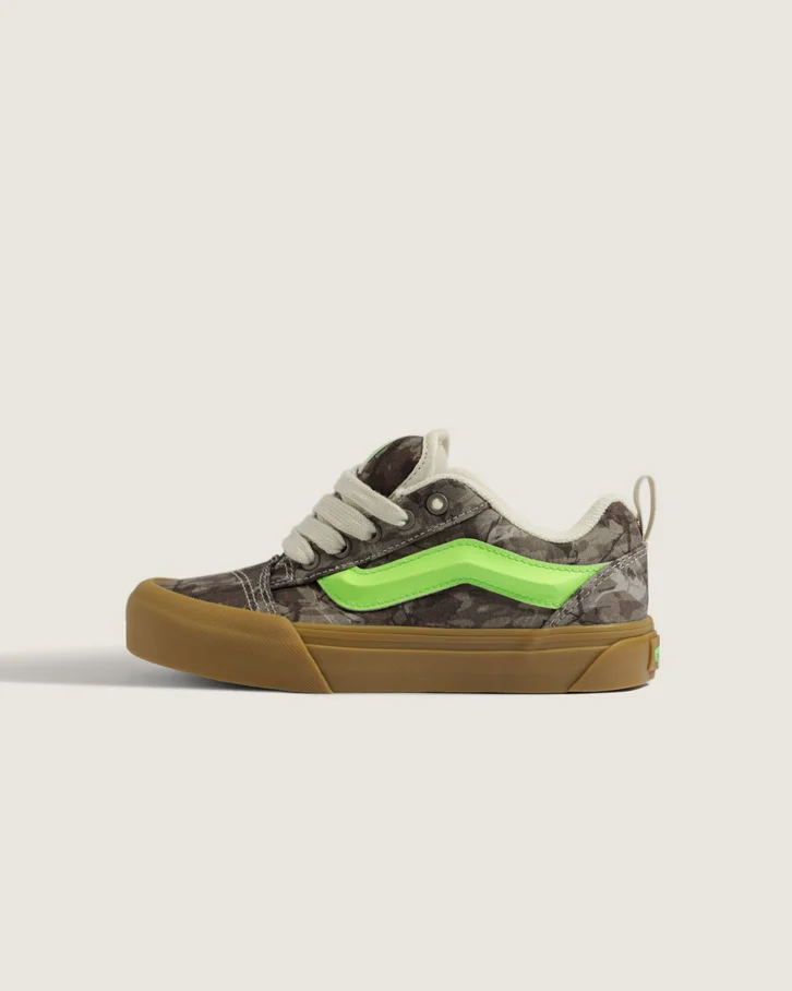 Tênis Knu Skool Camo Green Gecko Infantil