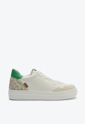 Tênis De Amarrar Branco E Verde Anacapri Nati