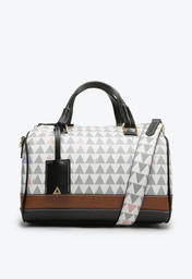 Bolsa Bowling Branca Schutz Triangle
