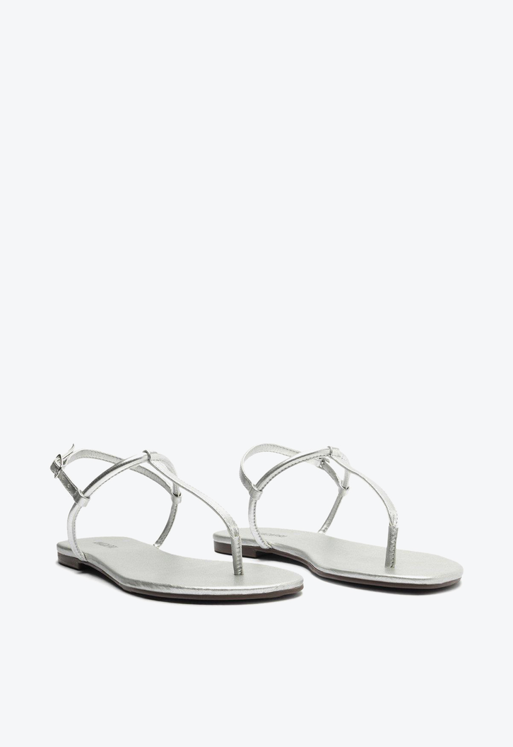 Rasteira Prata Anacapri Slim