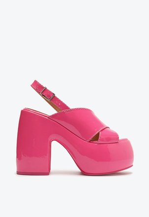 Sandália Meia Pata Rosa Schutz Velma | ZZ MALL