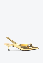 Slingback Dourado Vicenza Olga