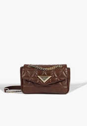 Bolsa Tiracolo Pequena 944 Couro Marrom