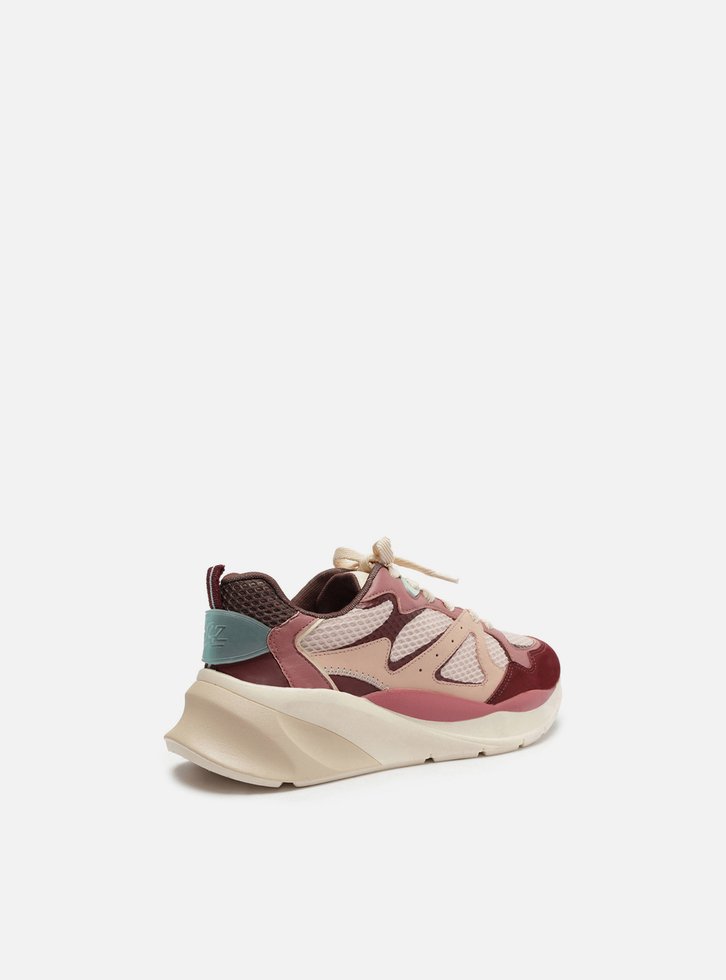 Tênis Rosa Amarração Esporte Mix Color