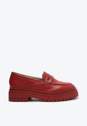 Mocassim Vermelho Anacapri Tratorado Kiara